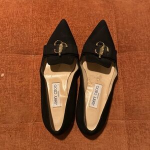 Jimmy Choo Gala Pointed shoe suede in black